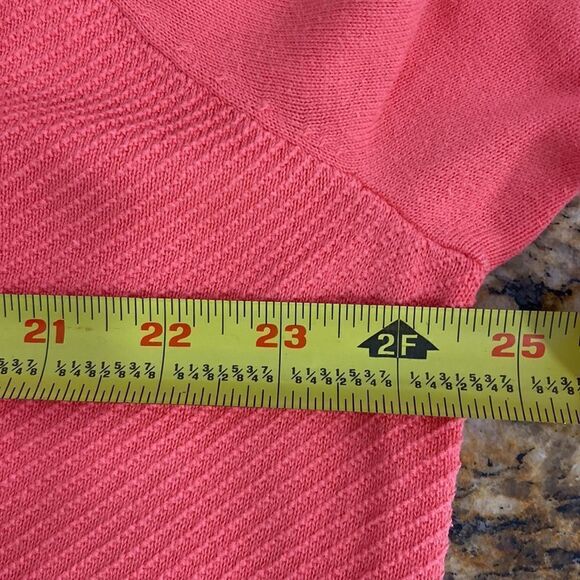 Talbots 100% cotton pink knit 3/4 sleeve pullover sweatshirt size 2X - Picture 7 of 8